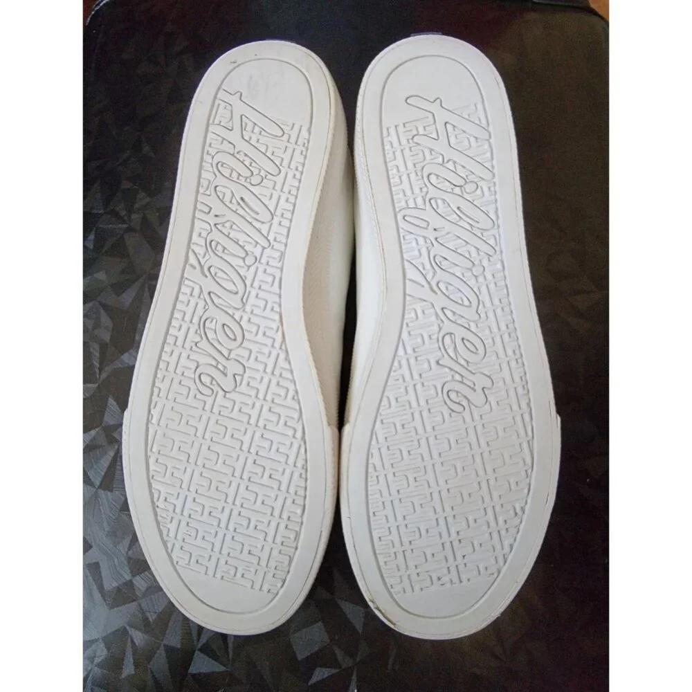 Tommy Hilfiger Lelita White Leather Lace-Up Sneakers Women's Size 8.5 - Picture 5 of 6